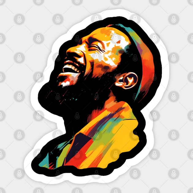 Marvin Gaye Pop Art Sticker by dapkus99